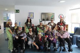 Carnaval en la Residencia geriátrica Barandiaran de Durango