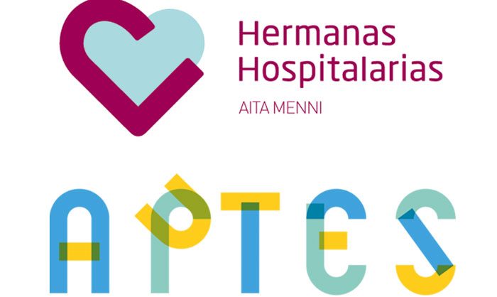 Logotipos de Aita Menni y APTES