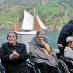 Personas mayores de la Residencia Santiago en Pasaia