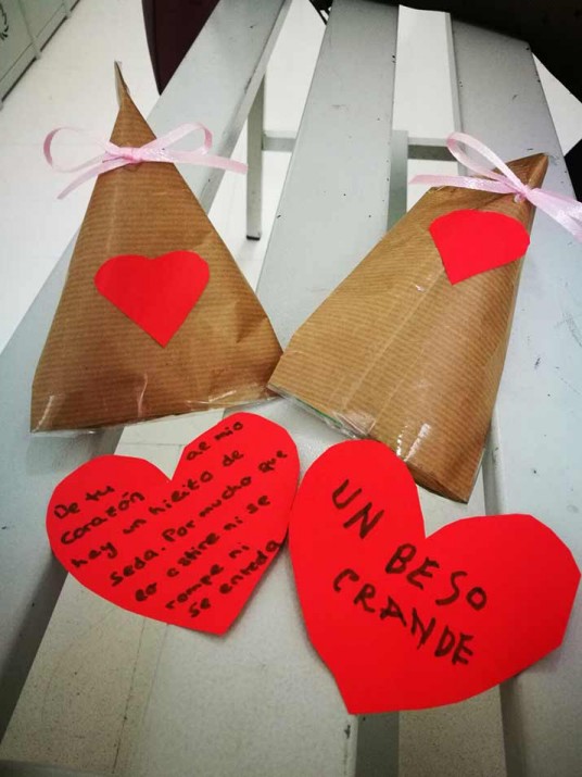 San Valentín en la Residencia y Centro de Día de Ancianos Txurdiagabarri de Bilbao
