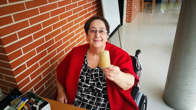 Taller de helados en la Residencia geriátrica Txurdinagabarri