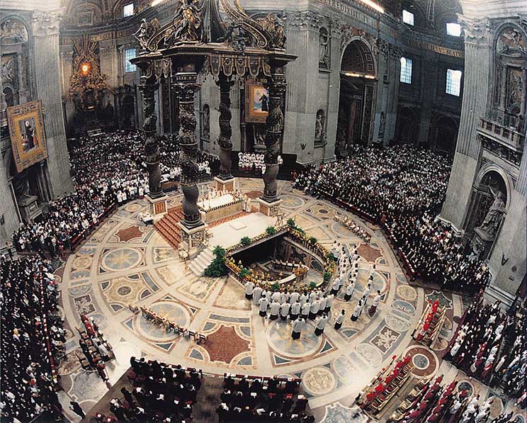 Beatificación de Benito Menni en Roma, en 1985